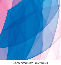 Abstract background created with colorful wavy stripes. Vector