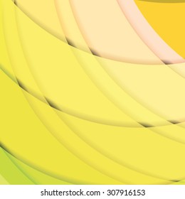 Abstract background created with colorful wavy stripes. Vector
