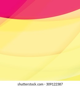 Abstract background created with colorful wavy stripes. Vector