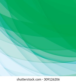Abstract background created with colorful wavy stripes. Vector