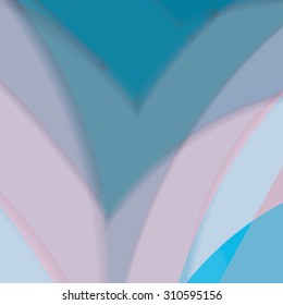 Abstract background created with colorful wavy stripes. Vector