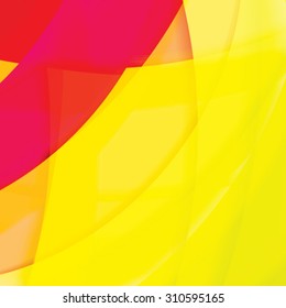Abstract background created with colorful wavy stripes. Vector