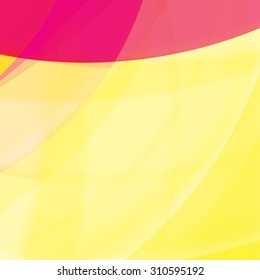Abstract background created with colorful wavy stripes. Vector