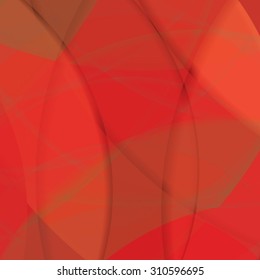 Abstract background created with colorful wavy stripes. Vector
