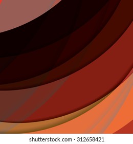 Abstract background created with colorful wavy stripes. Vector