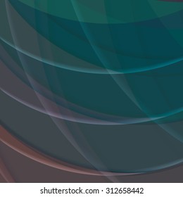 Abstract background created with colorful wavy stripes. Vector