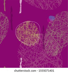 Abstract background created in linear and stained colors and bright colored shapes that stand out. Abstract graphical seamless pattern.