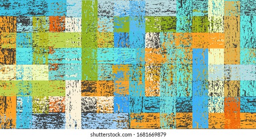 fondo abstracto creado con antiguas barras coloridas
