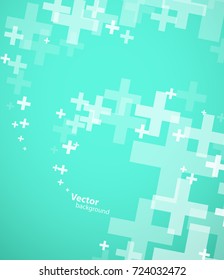 Abstract background created with plus sign.
