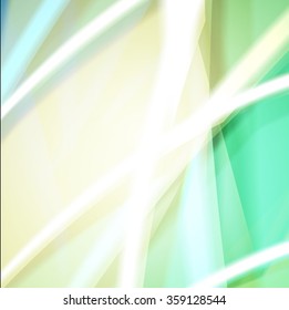 Abstract background created using colorful overlaid stripes. Vector illustration, can be used for presentations, graphic designs brochures, web design.