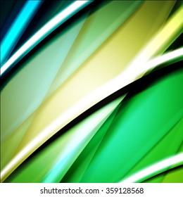 Abstract background created using colorful overlaid stripes. Vector illustration, can be used for presentations, graphic designs brochures, web design.