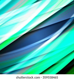 Abstract background created using colorful overlaid stripes. Vector illustration, can be used for presentations, graphic designs brochures, web design.