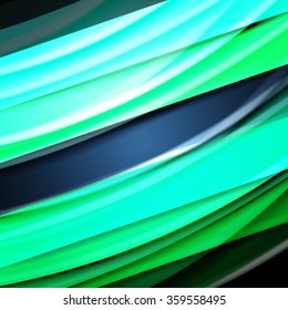 Abstract background created using colorful overlaid stripes. Vector illustration, can be used for presentations, graphic designs brochures, web design.