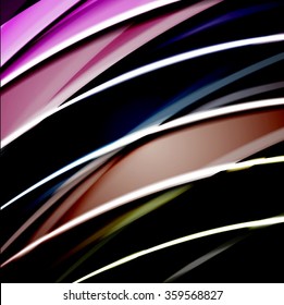 Abstract background created using colorful overlaid stripes. Vector illustration, can be used for presentations, graphic designs brochures, web design.
