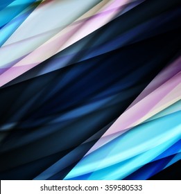 Abstract background created using colorful overlaid stripes. Vector illustration, can be used for presentations, graphic designs brochures, web design.