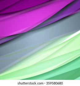 Abstract background created using colorful overlaid stripes. Vector illustration, can be used for presentations, graphic designs brochures, web design.