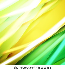 Abstract background created using colorful overlaid stripes. Vector illustration, can be used for presentations, graphic designs brochures, web design.