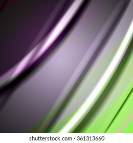 Abstract background created using colorful overlaid stripes. Vector illustration, can be used for presentations, graphic designs brochures, web design.