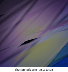 Abstract background created using colorful overlaid stripes. Vector illustration, can be used for presentations, graphic designs brochures, web design.