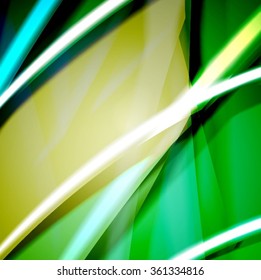 Abstract background created using colorful overlaid stripes. Vector illustration, can be used for presentations, graphic designs brochures, web design.