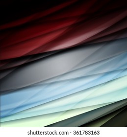 Abstract background created using colorful overlaid stripes. Vector illustration, can be used for presentations, graphic designs brochures, web design.