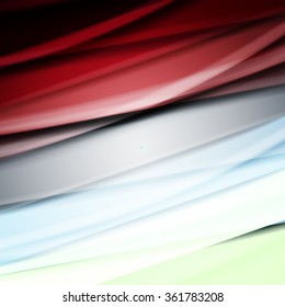 Abstract background created using colorful overlaid stripes. Vector illustration, can be used for presentations, graphic designs brochures, web design.