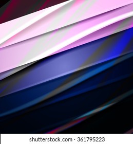 Abstract background created using colorful overlaid stripes. Vector illustration, can be used for presentations, graphic designs brochures, web design.