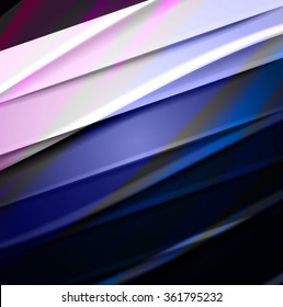 Abstract background created using colorful overlaid stripes. Vector illustration, can be used for presentations, graphic designs brochures, web design.