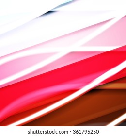 Abstract background created using colorful overlaid stripes. Vector illustration, can be used for presentations, graphic designs brochures, web design.