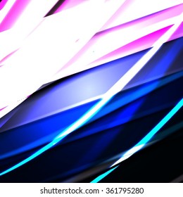 Abstract background created using colorful overlaid stripes. Vector illustration, can be used for presentations, graphic designs brochures, web design.