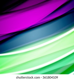 Abstract background created using colorful overlaid stripes. Vector illustration, can be used for presentations, graphic designs brochures, web design.