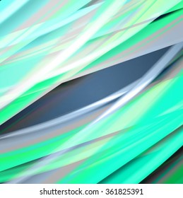 Abstract background created using colorful overlaid stripes. Vector illustration, can be used for presentations, graphic designs brochures, web design.