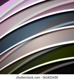 Abstract background created using colorful overlaid stripes. Vector illustration, can be used for presentations, graphic designs brochures, web design.