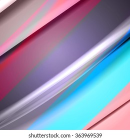 Abstract background created using colorful overlaid stripes. Vector illustration, can be used for presentations, graphic designs brochures, web design.
