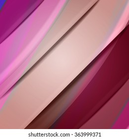 Abstract background created using colorful overlaid stripes. Vector illustration, can be used for presentations, graphic designs brochures, web design.