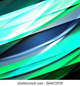 Abstract background created using colorful overlaid stripes. Vector illustration, can be used for presentations, graphic designs brochures, web design.