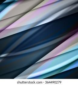 Abstract background created using colorful overlaid stripes. Vector illustration, can be used for presentations, graphic designs brochures, web design.