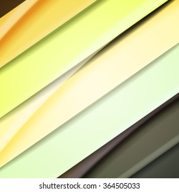 Abstract background created using colorful overlaid stripes. Vector illustration, can be used for presentations, graphic designs brochures, web design.