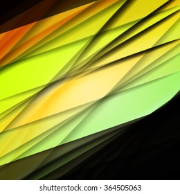 Abstract background created using colorful overlaid stripes. Vector illustration, can be used for presentations, graphic designs brochures, web design.