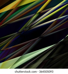 Abstract background created using colorful overlaid stripes. Vector illustration, can be used for presentations, graphic designs brochures, web design.