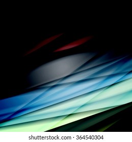 Abstract background created using colorful overlaid stripes. Vector illustration, can be used for presentations, graphic designs brochures, web design.