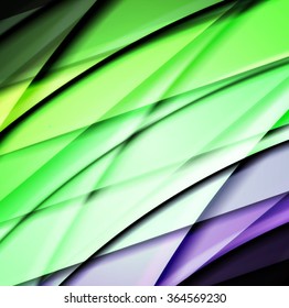 Abstract background created using colorful overlaid stripes. Vector illustration, can be used for presentations, graphic designs brochures, web design.