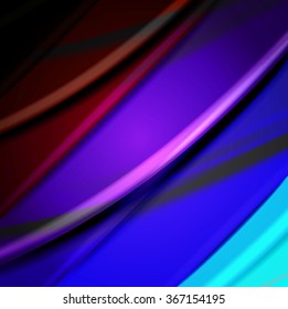 Abstract background created using colorful overlaid stripes. Vector illustration, can be used for presentations, graphic designs brochures, web design.