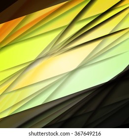 Abstract background created using colorful overlaid stripes. Vector illustration, can be used for presentations, graphic designs brochures, web design.
