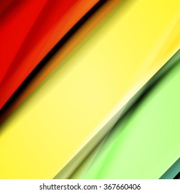 Abstract background created using colorful overlaid stripes. Vector illustration, can be used for presentations, graphic designs brochures, web design.