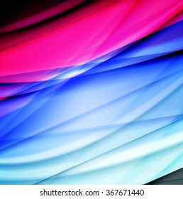 Abstract background created using colorful overlaid stripes. Vector illustration, can be used for presentations, graphic designs brochures, web design.