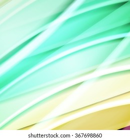 Abstract background created using colorful overlaid stripes. Vector illustration, can be used for presentations, graphic designs brochures, web design.