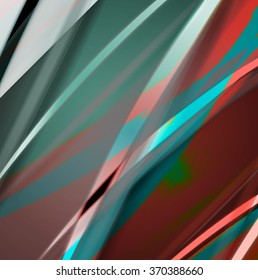 Abstract background created using colorful overlaid stripes. Vector illustration, can be used for presentations, graphic designs brochures, web design.