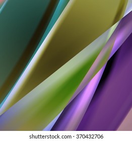 Abstract background created using colorful overlaid stripes. Vector illustration, can be used for presentations, graphic designs brochures, web design.
