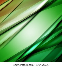 Abstract background created using colorful overlaid stripes. Vector illustration, can be used for presentations, graphic designs brochures, web design.